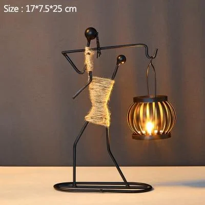 Handmade Figurines Metal Candlesticks - Glova