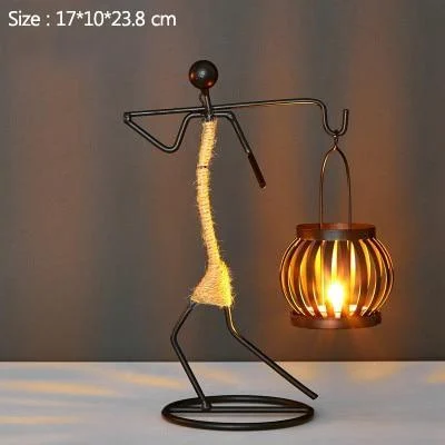 Handmade Figurines Metal Candlesticks - Glova