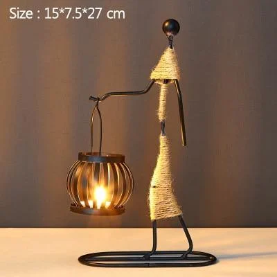 Handmade Figurines Metal Candlesticks - Glova