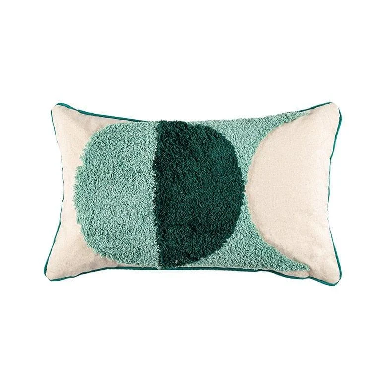 Handmade Green Tufted Pillow Cover - Glova