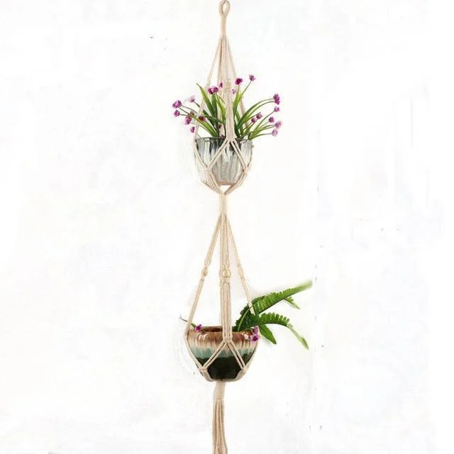 Handmade Macrame Plant Hanger - Glova