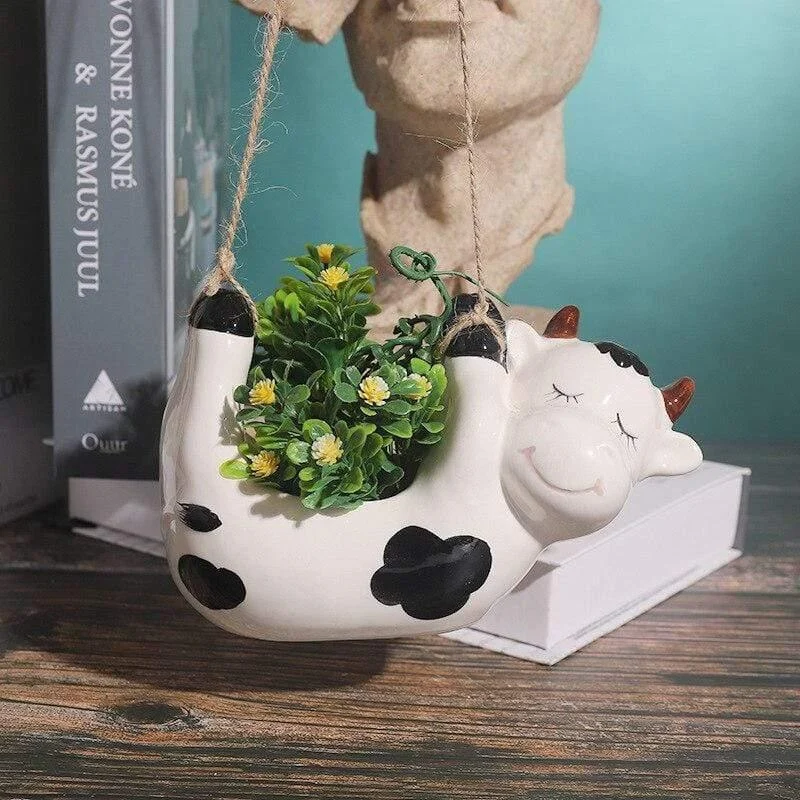 Hanging Mini Animals Plant Pots - Glova