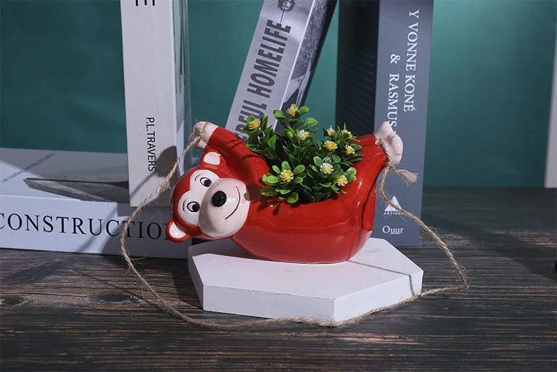 Hanging Mini Animals Plant Pots - Glova