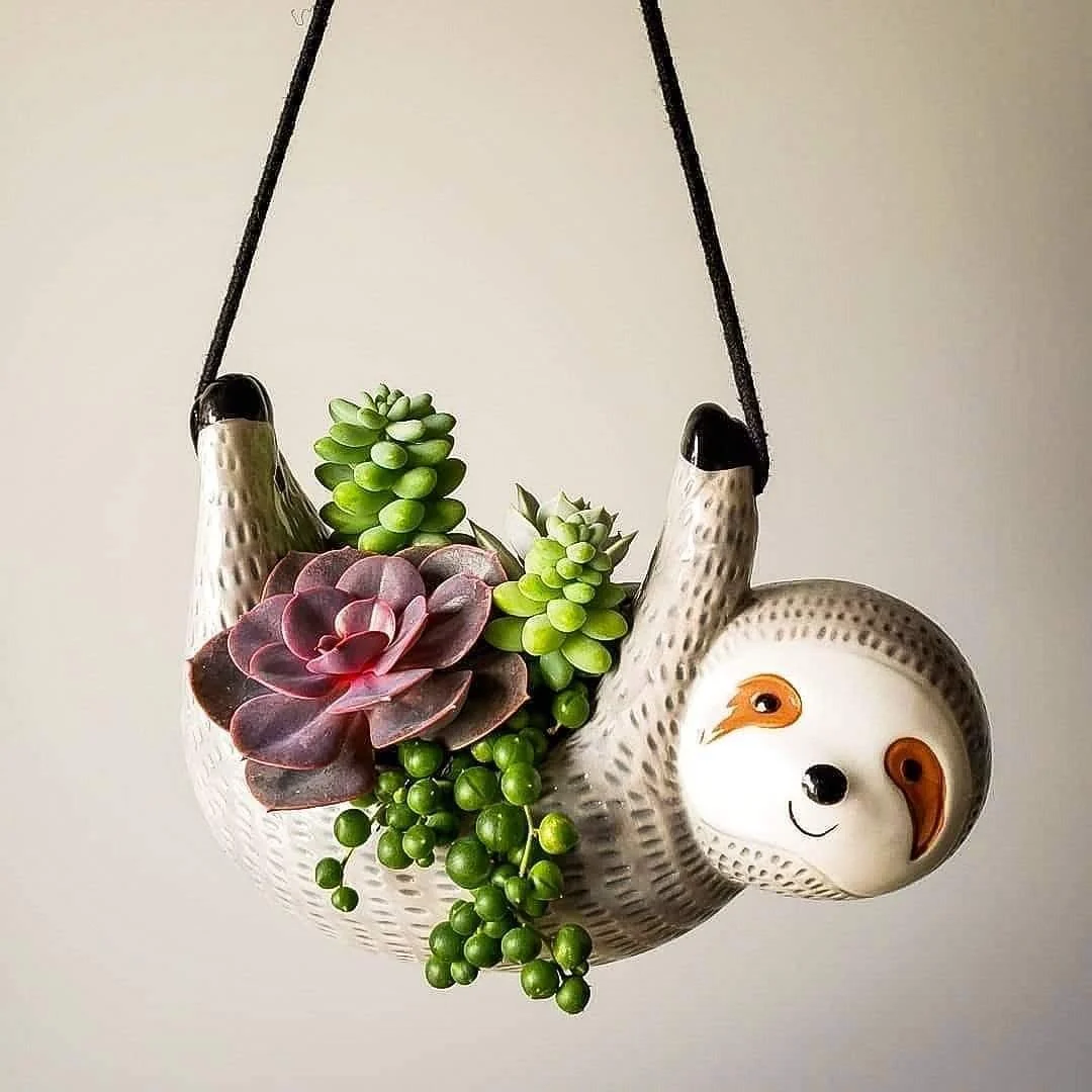 Hanging Sloth Planter - Glova