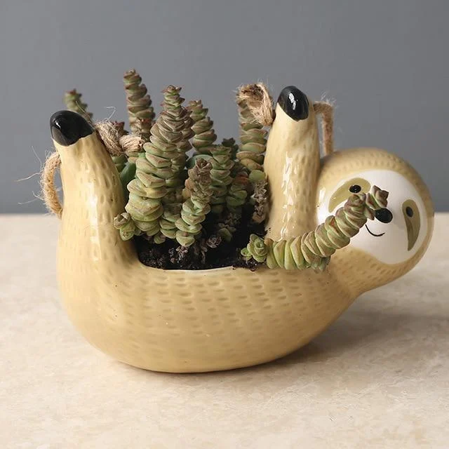 Hanging Sloth Planter - Glova