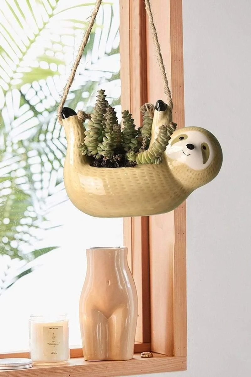 Hanging Sloth Planter - Glova