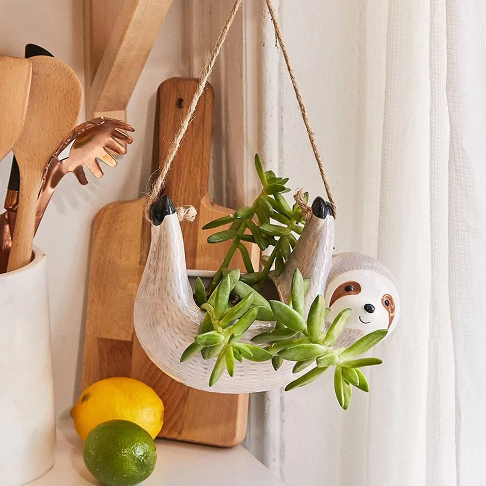 Hanging Sloth Planter - Glova