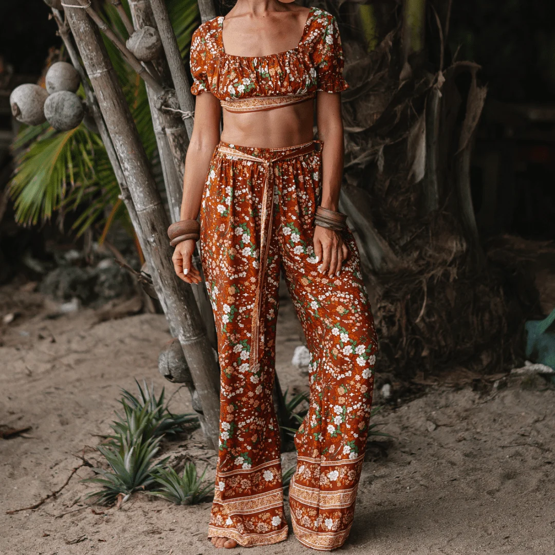 HARMONY Top & Belted Trousers - Glova