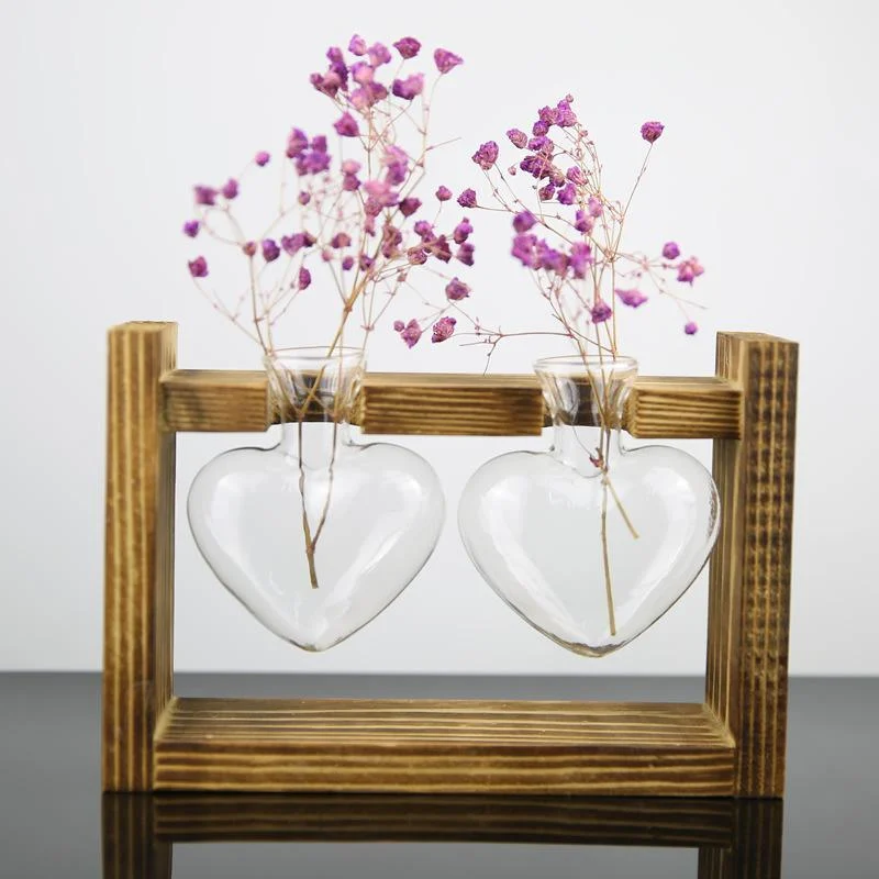 Heart Shaped Glass Bulbs Pot - Glova