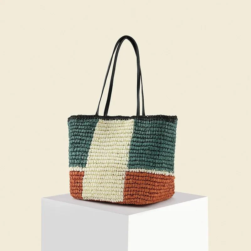 Helena Colorblock State Basket Tote - Glova