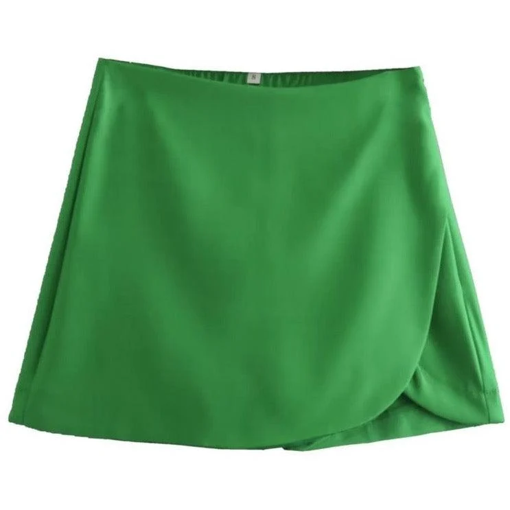 Heri Solid Colors Wrap Front Shorts - 5 Colors - Glova