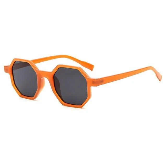 Hexagonal Retro Vintage Sunglasses - Glova