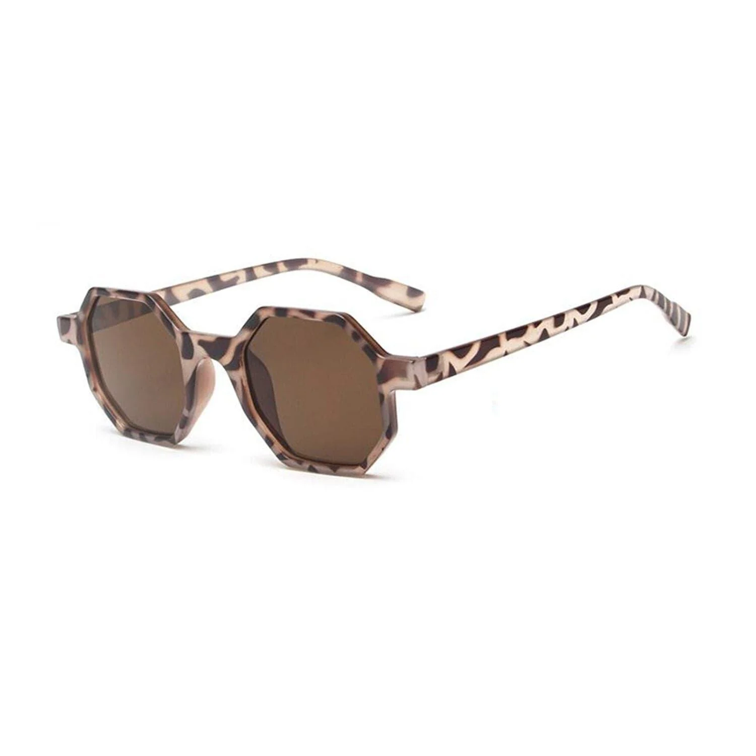 Hexagonal Retro Vintage Sunglasses - Glova