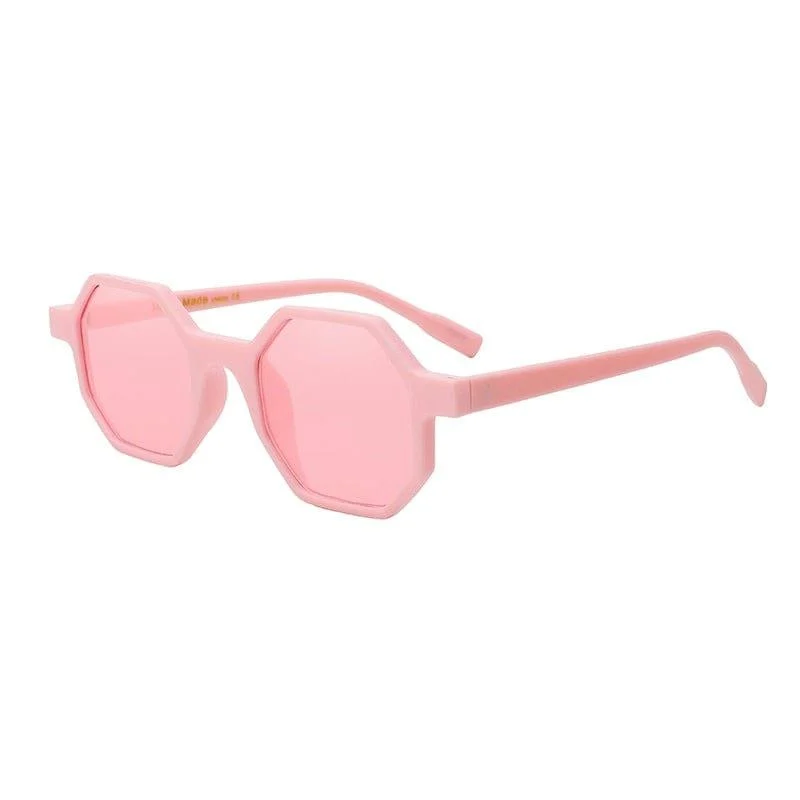 Hexagonal Retro Vintage Sunglasses - Glova