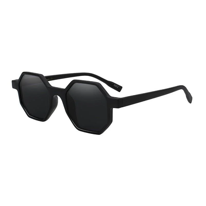 Hexagonal Retro Vintage Sunglasses - Glova