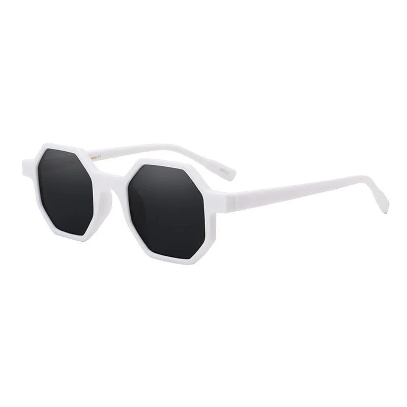 Hexagonal Retro Vintage Sunglasses - Glova