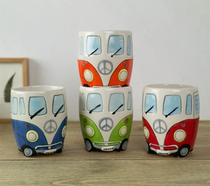 Hippie Bus Coffee Mug - Glova