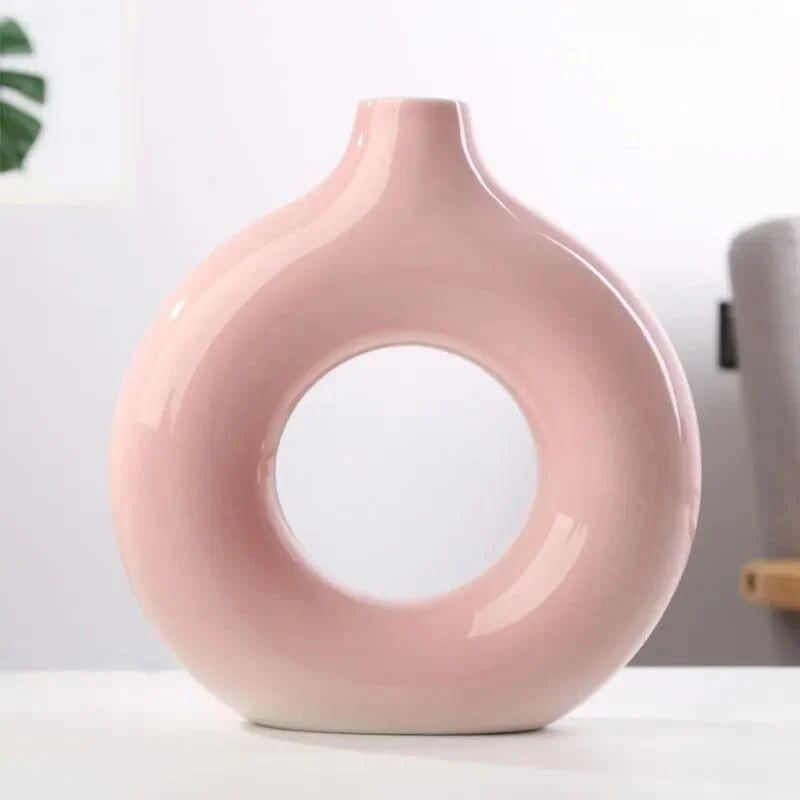 Hollow Minimalistic Ceramic Vase - Glova