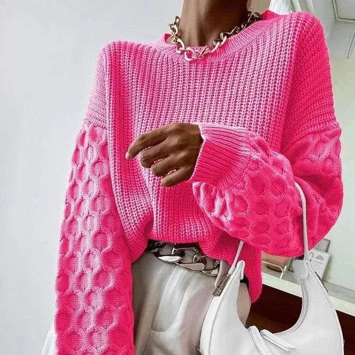 Honeycomb Knitted Sweater - Glova