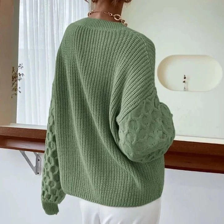 Honeycomb Knitted Sweater - Glova