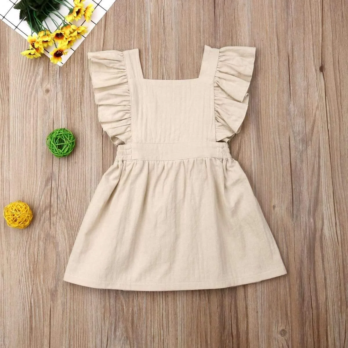 Honor Beige Baby Girl and Toddler Dress - Glova