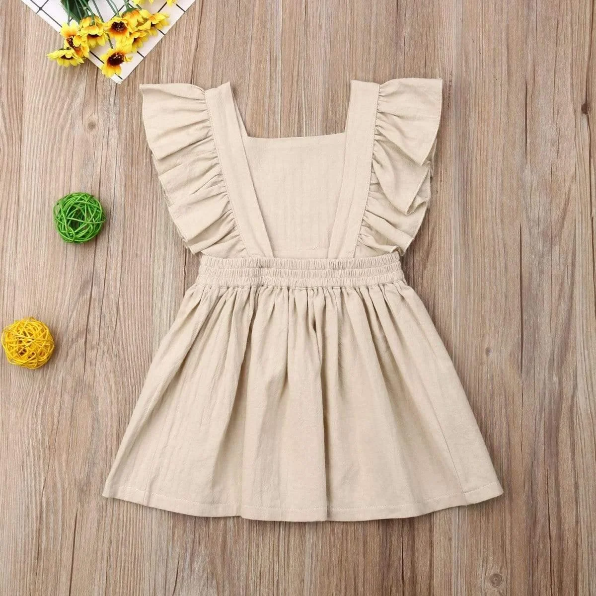 Honor Beige Baby Girl and Toddler Dress - Glova