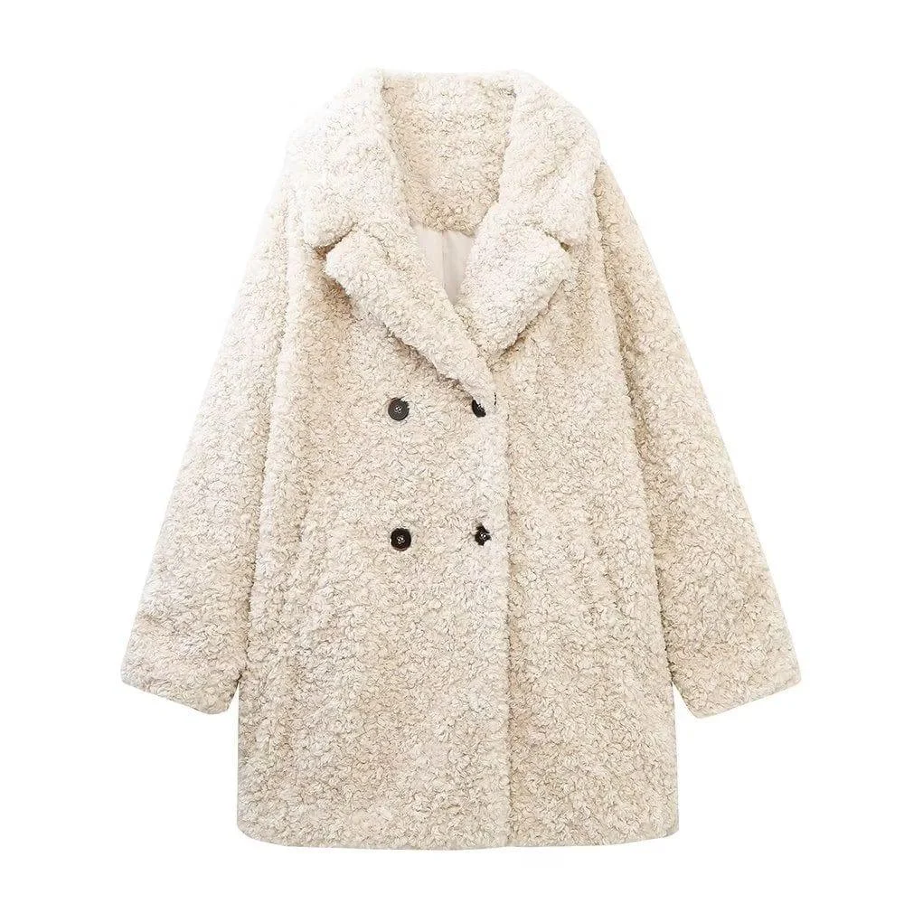 Hugo Faux Fur Longline Coat - Glova