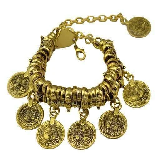 "I am Abundant" Coin Bracelet - Glova