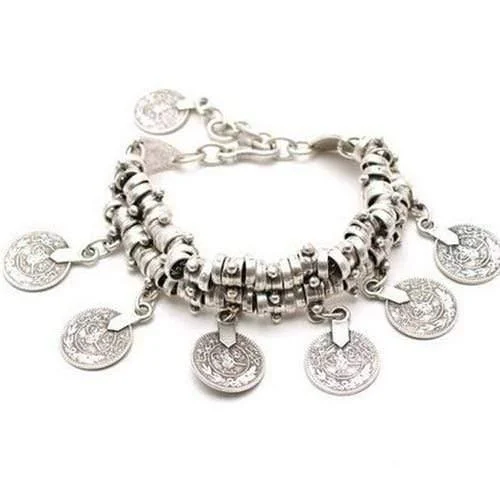 "I am Abundant" Coin Bracelet - Glova