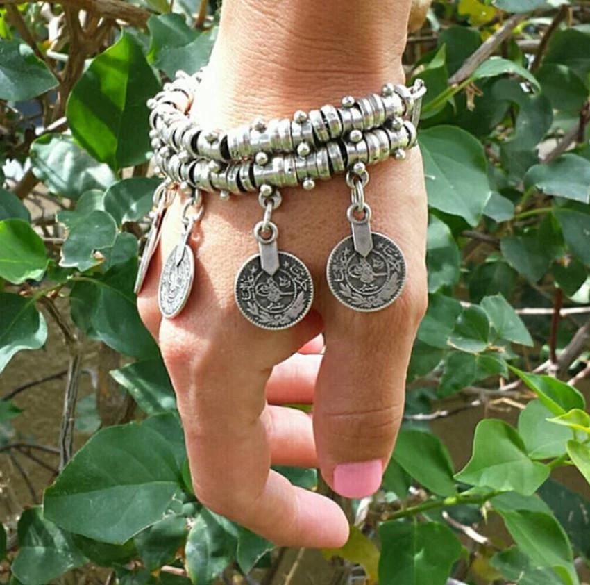 "I am Abundant" Coin Bracelet - Glova