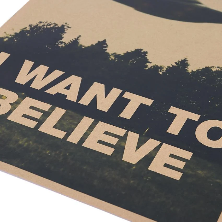 I WANT TO BELIEVE Poster - Glova