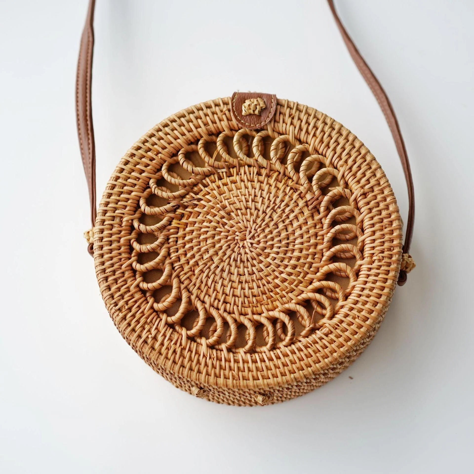 Indah Balinese Pattern Rattan Bag - 10 Patterns - Glova