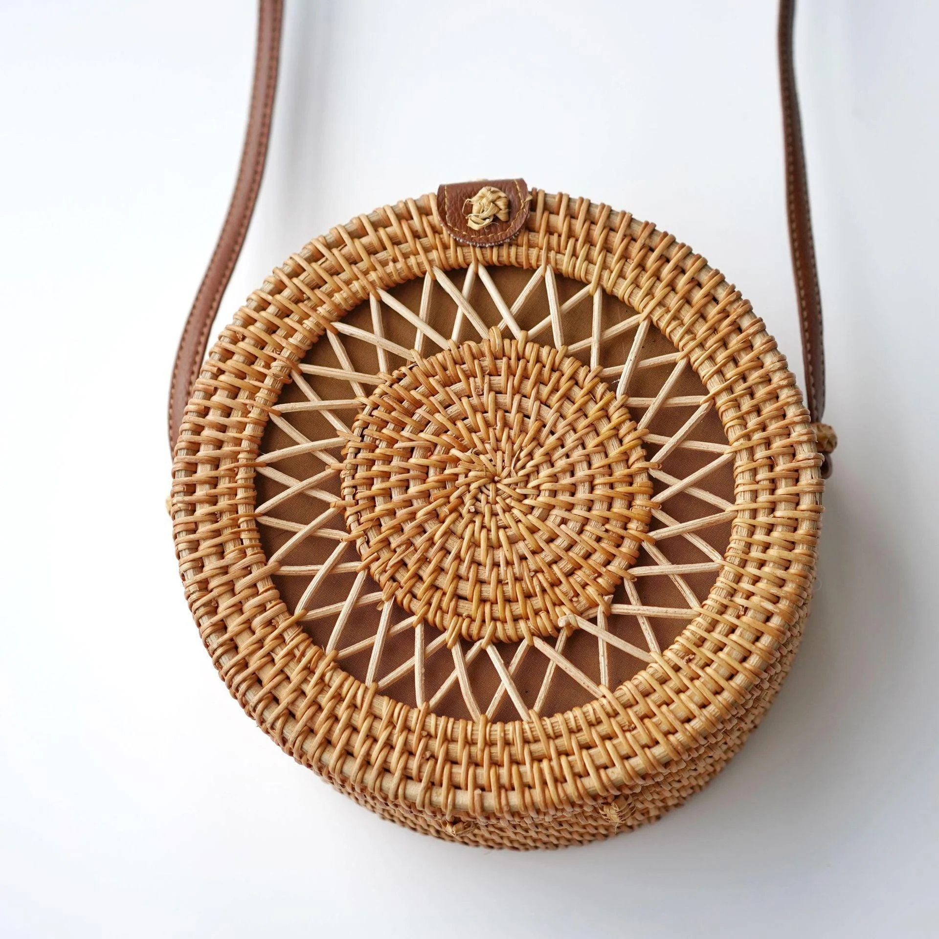 Indah Balinese Pattern Rattan Bag - 10 Patterns - Glova