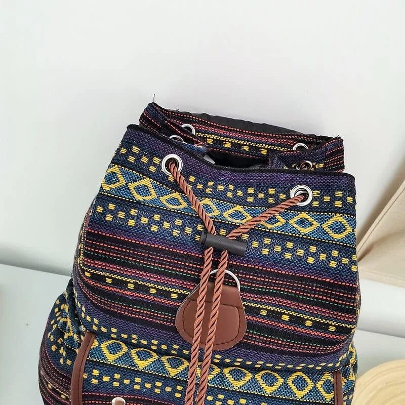 Indigo Canvas Backpack - Glova