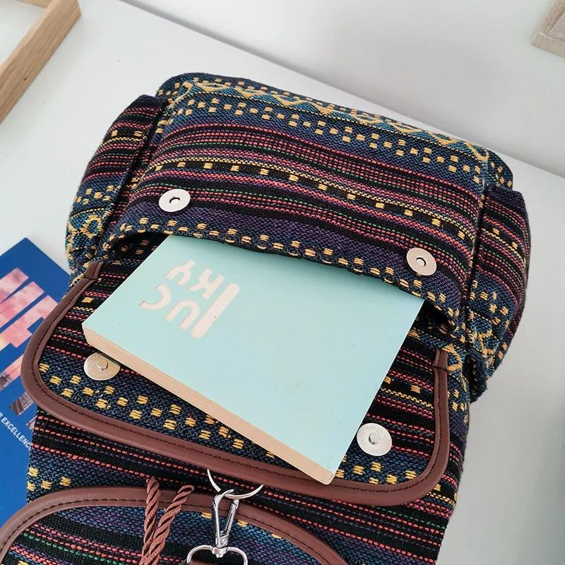 Indigo Canvas Backpack - Glova