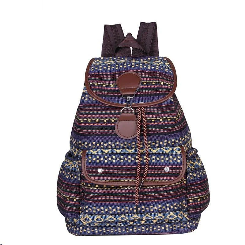 Indigo Canvas Backpack - Glova