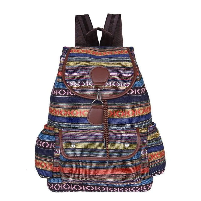 Indigo Canvas Backpack - Glova