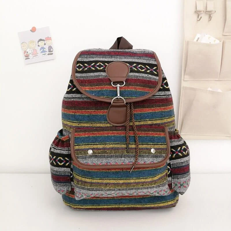 Indigo Canvas Backpack - Glova