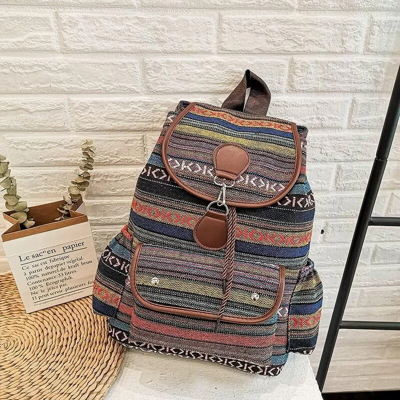 Indigo Canvas Backpack - Glova