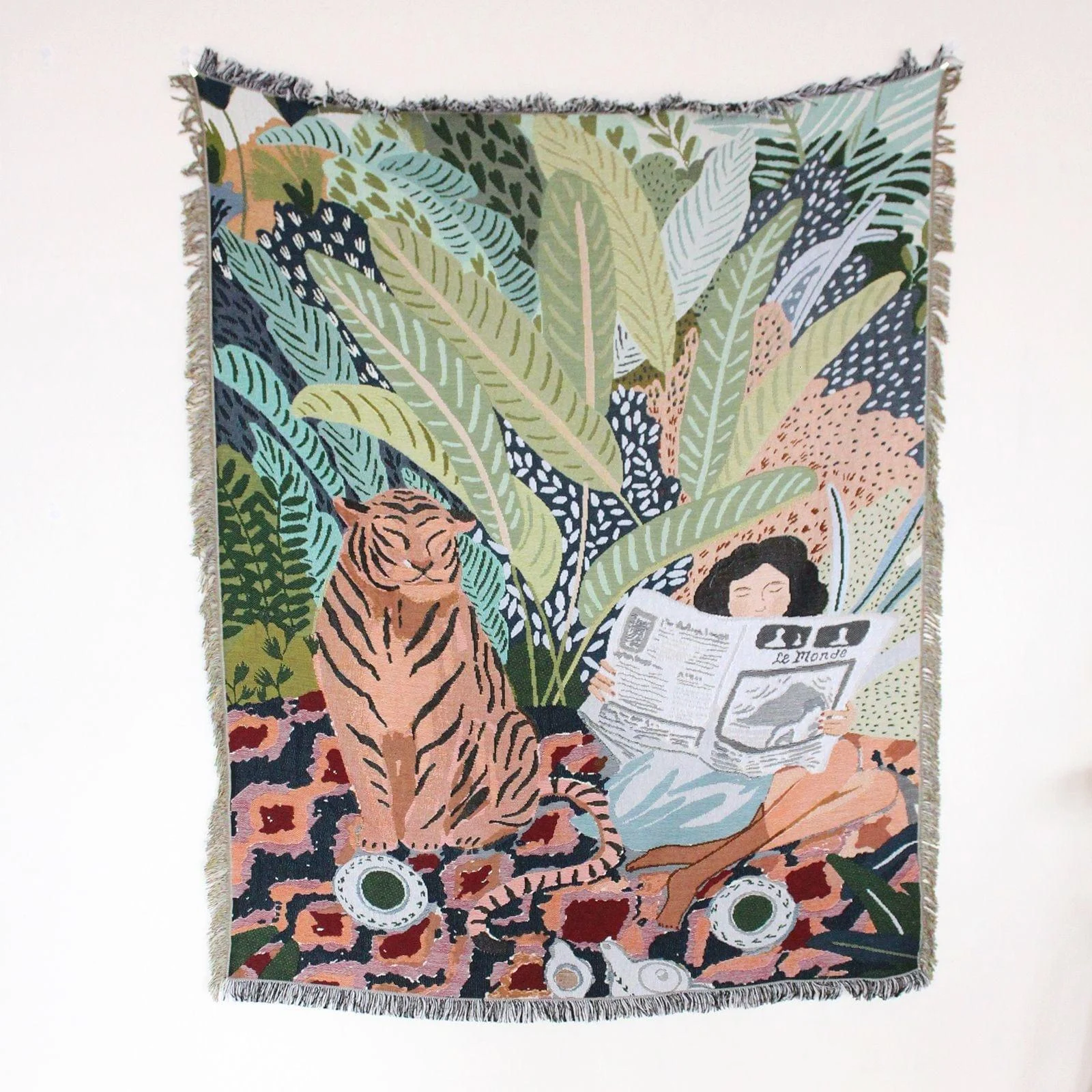 Into the Jungle Throw Blanket - Glova