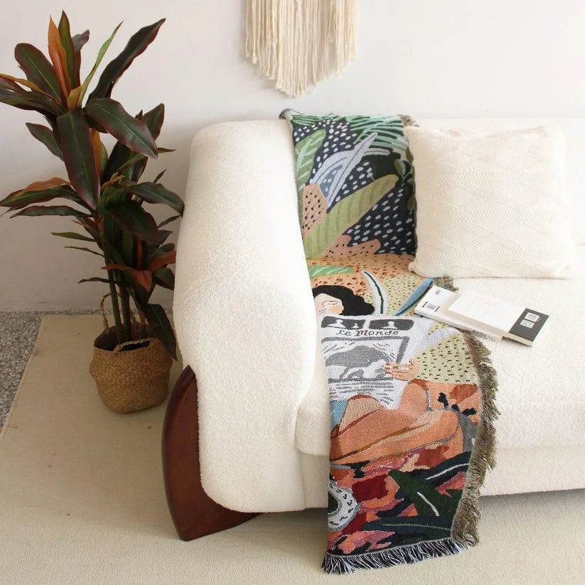 Into the Jungle Throw Blanket - Glova