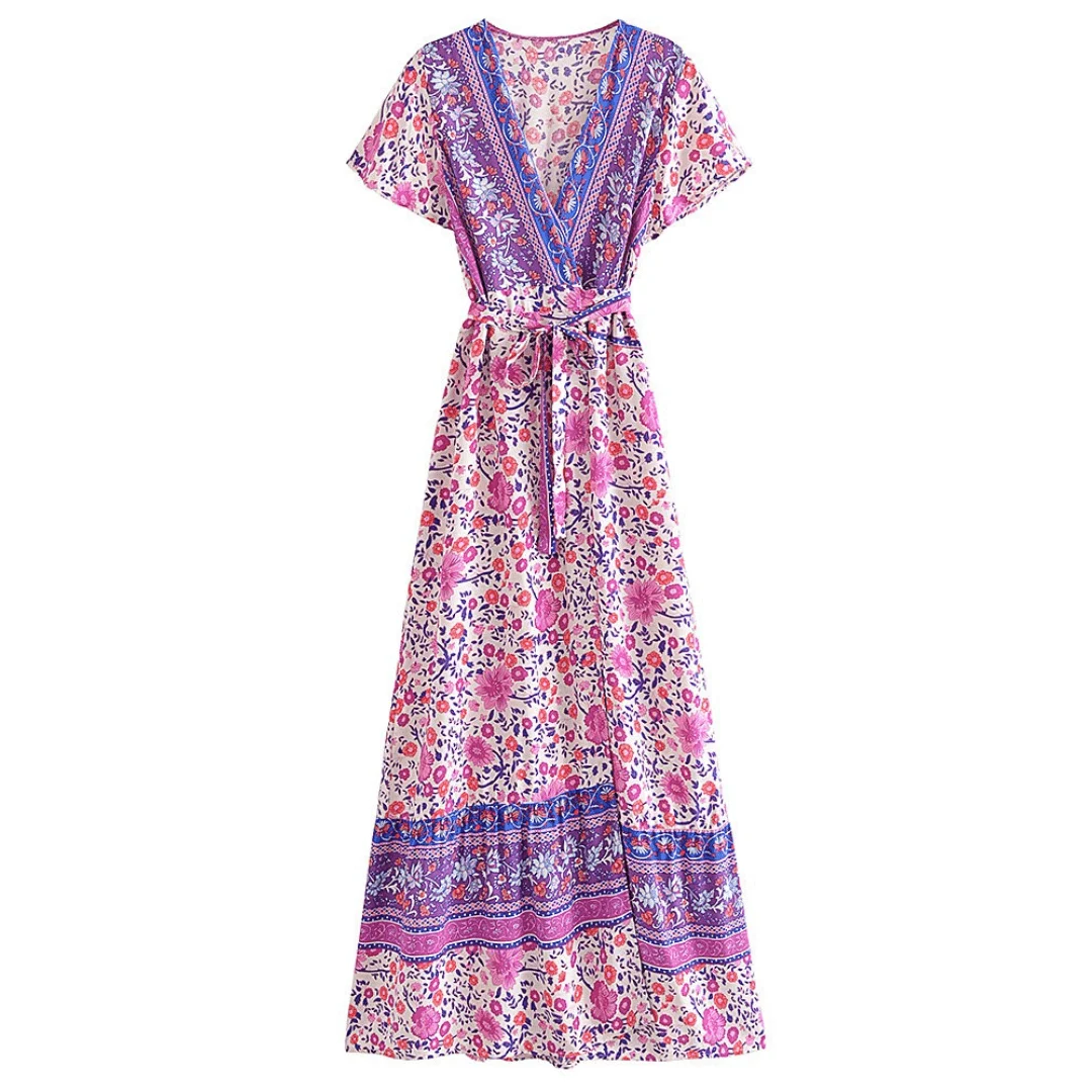 Iomene Boho Maxi Dress - Glova