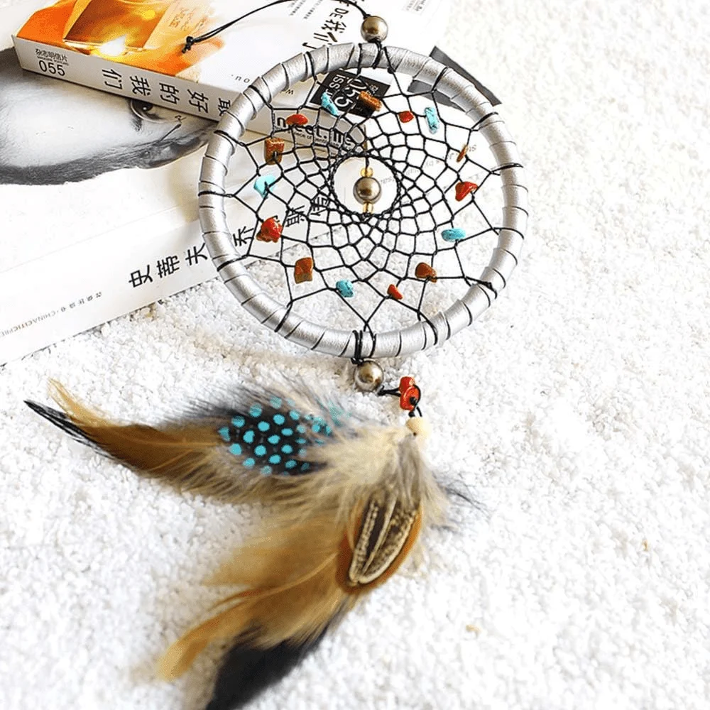 Iris Feather Pendant Dream Catcher - Glova