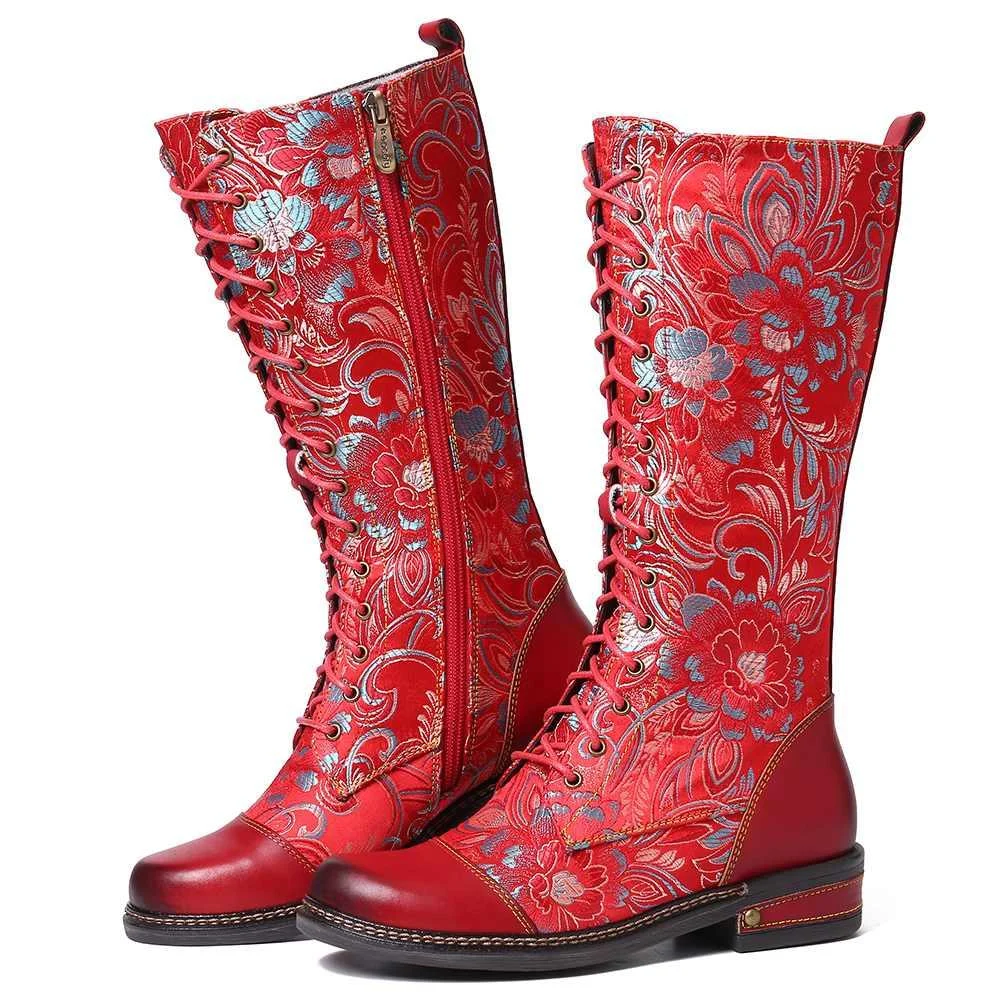 Iris Floral Boots - Glova