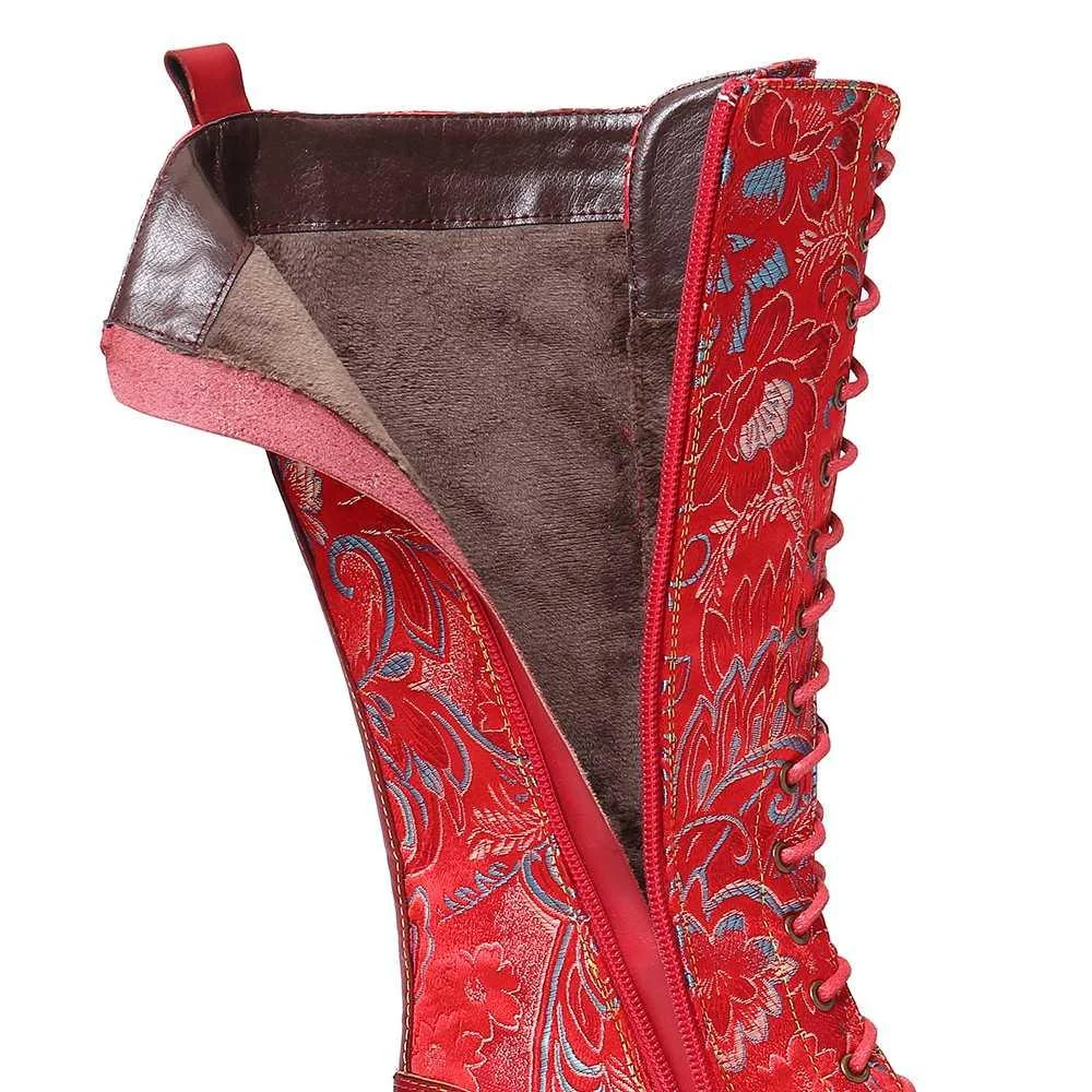 Iris Floral Boots - Glova