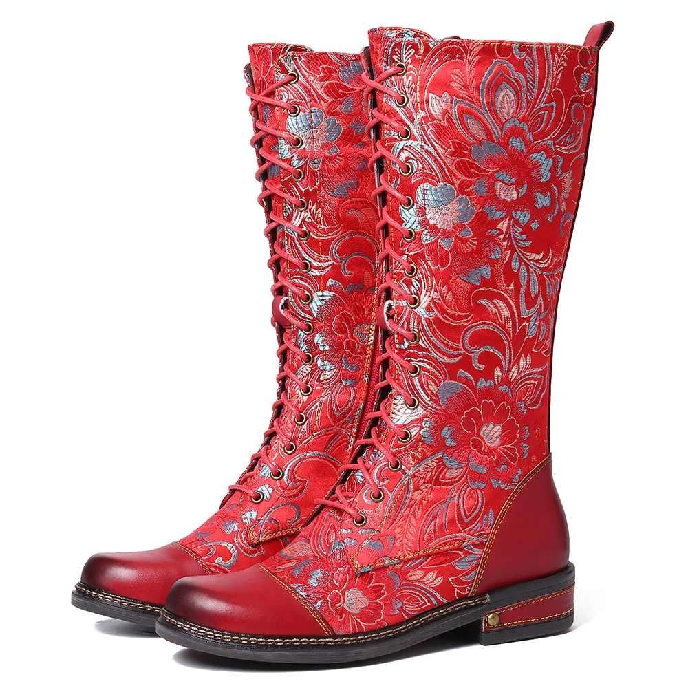 Iris Floral Boots - Glova