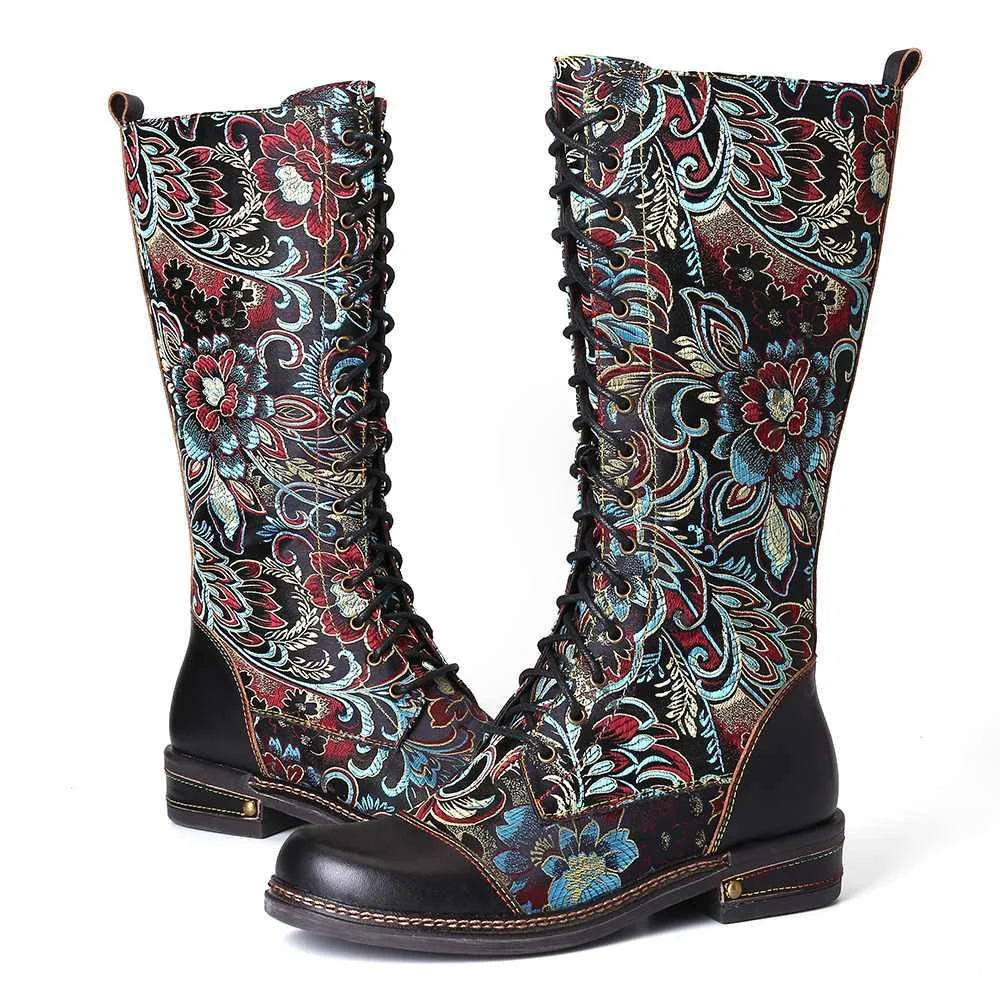 Iris Floral Boots - Glova