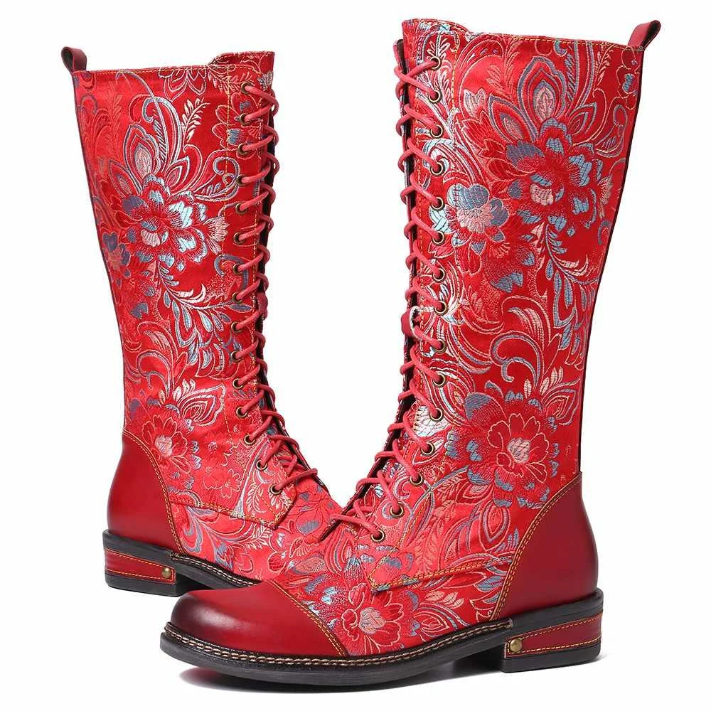 Iris Floral Boots - Glova