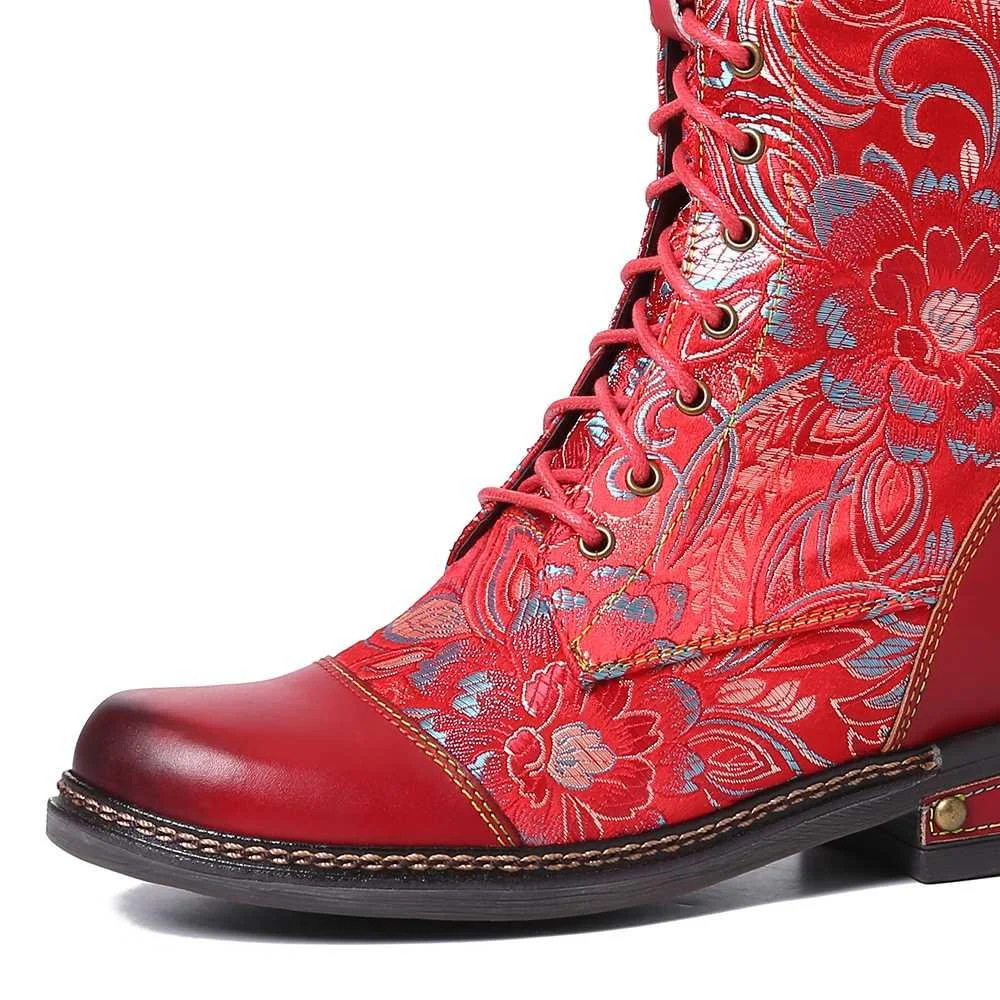 Iris Floral Boots - Glova