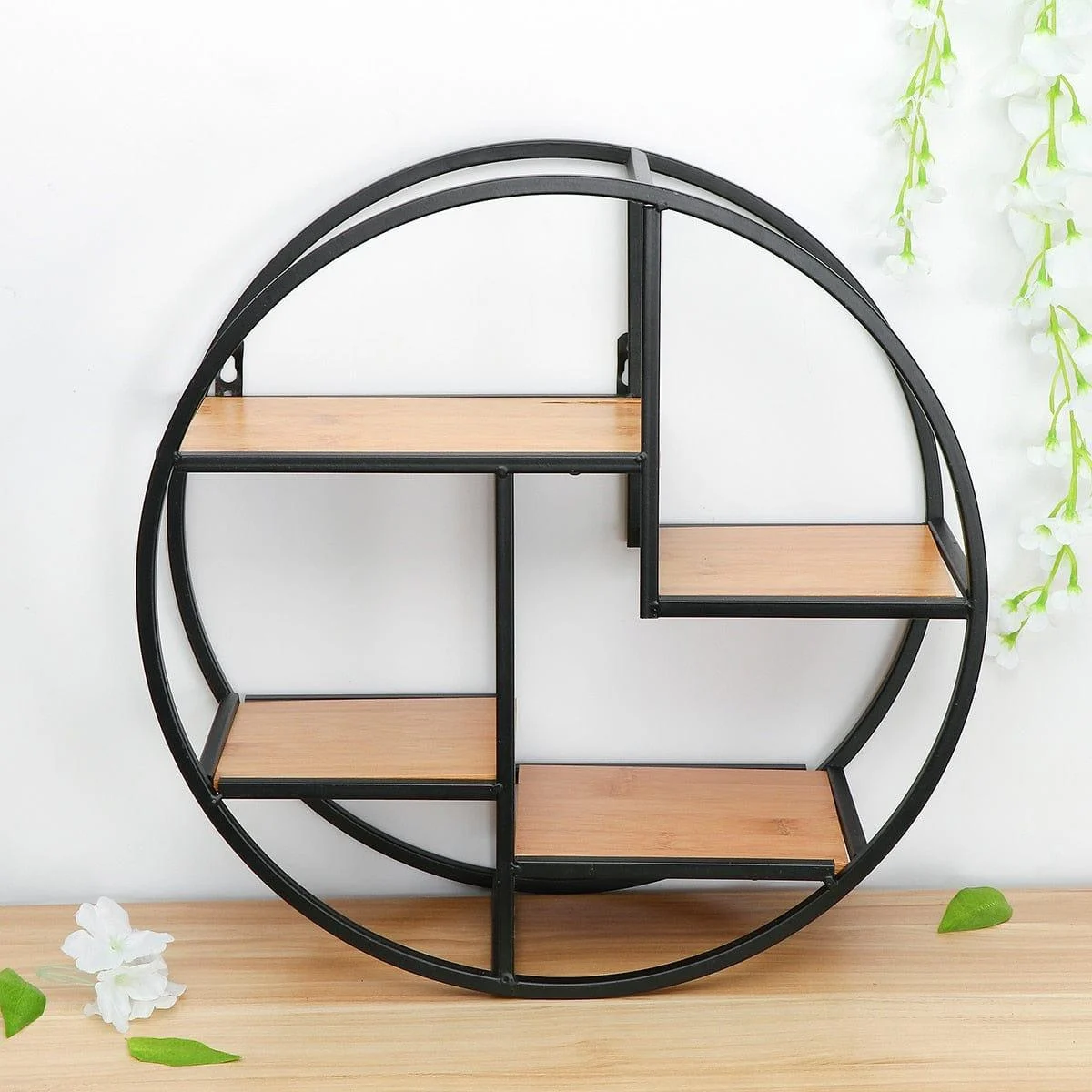 Iron Circular Wall Shelf - Glova